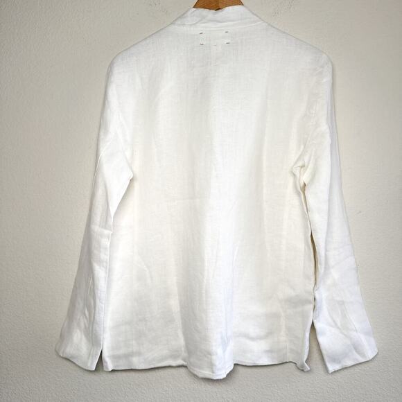 Xirena Layla White Linen Jacket Size XS New - Picture 10 of 16